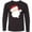 AB-Black, variant on Inktastic Santa Long Sleeve Youth T-Shirt