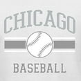 thumbnail image 6 of Wild Bobby City of Chicago CHI American Baseball Fantasy Fan Sports Men's Long Sleeve T-Shirt, White, Large, 6 of 6