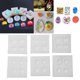 thumbnail image 1 of 9 Tipos de Mujeres Art Decortive Molde de Silicona Para Hacer Pendientes Molde de Resina Epoxi Conjunto DIY Kit de Herramientas Hechas A Mano EOTVIA NO, 1 of 6