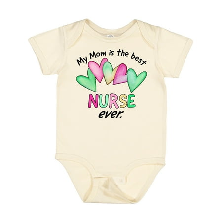 

Inktastic My Mom is the Best Nurse Ever Gift Baby Boy or Baby Girl Bodysuit