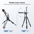 thumbnail image 2 of Trípode Neewer TP015 de metal para DSLR, 192 cm, carga máxima 8 kg, 2 of 8