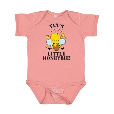 

Inktastic Cute Bee Tia s Little Honeybee with Stars Gift Baby Boy or Baby Girl Bodysuit