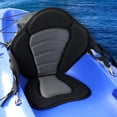 thumbnail image 5 of Kayak Seat Comfortable Sit On Cushioned Reusable Backrest Adjustable Quickly Dry Back Support Cushion Accessories Drifting Rowing, 5 of 5