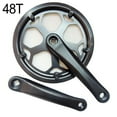 thumbnail image 1 of Ensemble de Manivelle de Vélo à Plateau Unique 48T 40T 52T 170Mm Trou Carré, 1 of 9