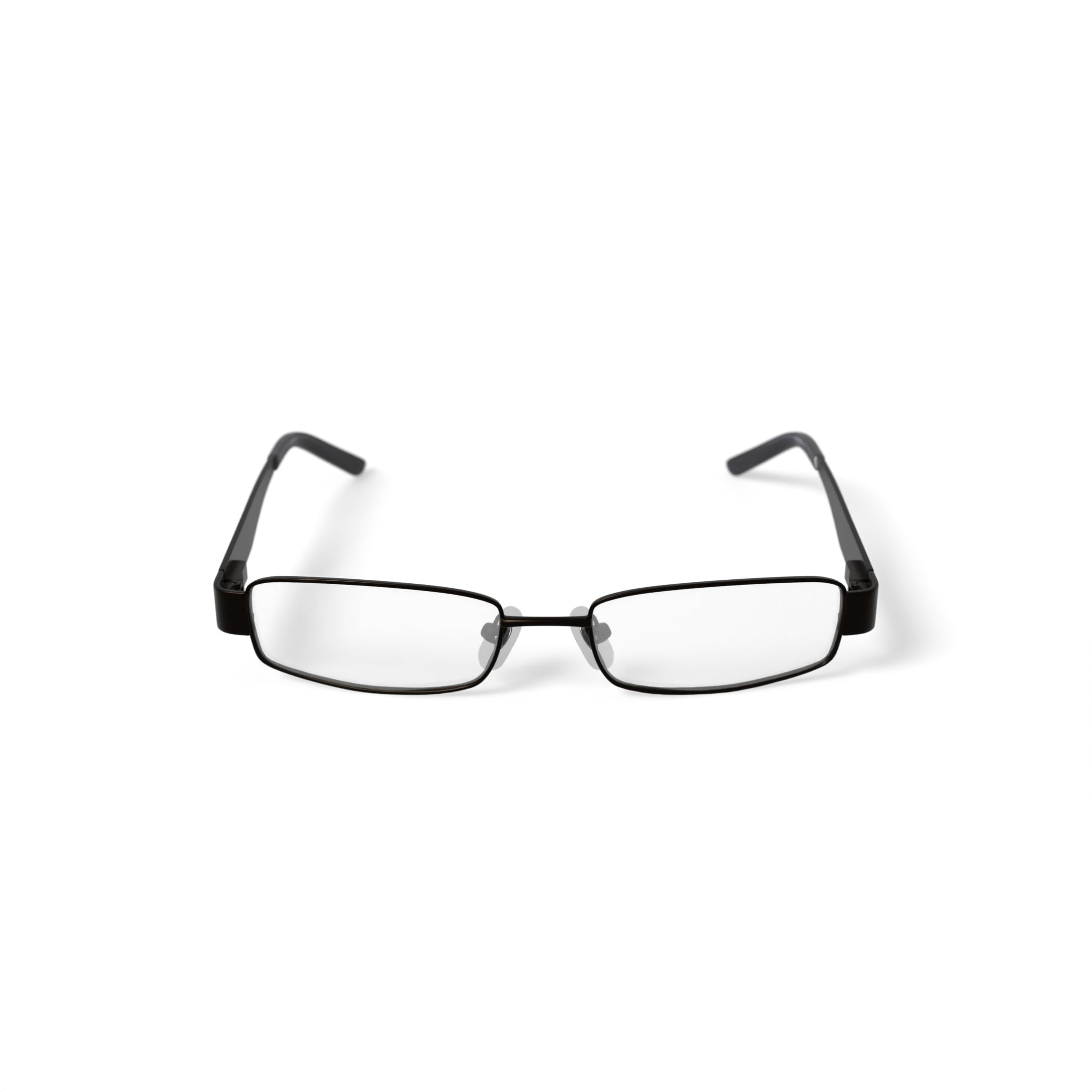Walmart Men's FM9189 Rectangular Prescription Eyeglasses with Case, Matte Gunmetal