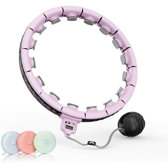 Weighted Hula Hoop,Weight Loss Exercisers,Portable Tape Measure Smart Hula Hoop
