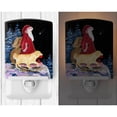 thumbnail image 2 of Caroline's Treasures SS8973CNL Santa Claus with Golden Retriever Ceramic Night Light, 6x4x3", multicolor, 2 of 2
