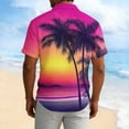 thumbnail image 3 of Yaoyar Mens Hawaiian Shirts Short Sleeve with pocket Button Down Luau Party Shirts Summer Beach Casual Vacation Blouse Tops, 3 of 5