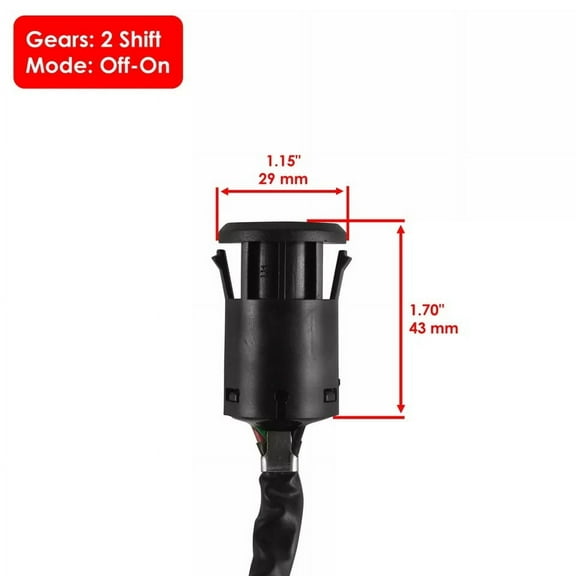 Ignition Switch Key for Honda TRX250TE TRX250TM Recon 250 2002-2020