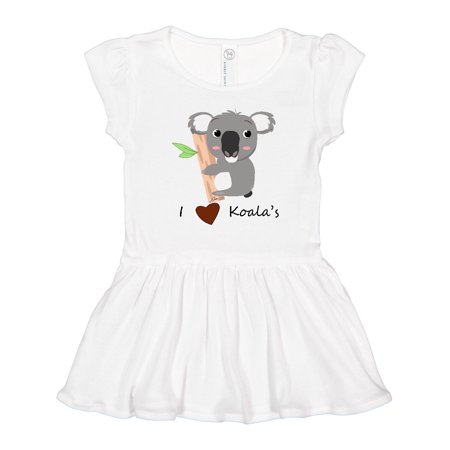 

Inktastic I Heart Koalas Gift Toddler Girl Dress