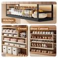 thumbnail image 3 of FT Hita Estante Extensible Debajo Del Gabinete Organizador Cesta Telescópica Ajustable Debajo Del Gabinete Estante para Despensa Armario Zapatero, 3 of 5