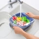 thumbnail image 1 of Fiudx Juego de 2 Coladores de Cocina Grandes, Colador de Plástico de Doble Capa, Cesta Desmontable para Lavar Frutas y Verduras, Drenaje Rápido, Fácil Almacenamiento, Ideal para Lavar y Mezclar, 26 X, 1 of 6