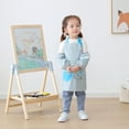 thumbnail image 4 of Babero impermeable para niños, ropa para pintar, delantal para jardín de infantes, sin mangas, conjunto de dibujos animados, 4 of 6