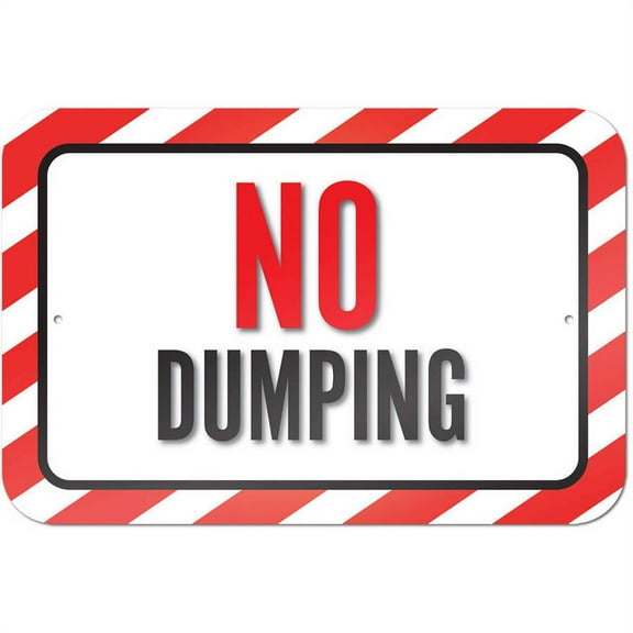 No Dumping Sign
