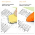 thumbnail image 5 of Meiiso Orange Jumbo Fruit Carrot Eraser, Cute Clean Traceless sch○○l Tool, Traceless Learners Chip Rubber Creative Stàtí○ñér'y, 5 of 7
