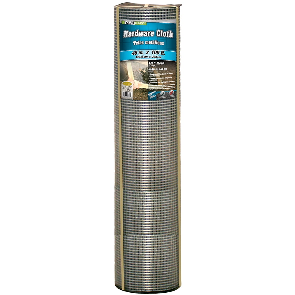 YARDGARD 48Inch by 100Feet, 1/4Inch Mesh Hardware Cloth Walmart
