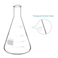 thumbnail image 4 of StonyLab 1 pack Glass 2000 ml Heavy Wall Narrow Mouth Erlenmeyer Flasks with Heavy Duty Rim, 4 of 7