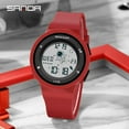 thumbnail image 2 of Sanda 2022 New Fashion Sport Women's Watches Waterproof Digital Watch For Female Clock 5atm Waterproof Relogio Feminino 2121 - Quartz Wristwatches, 2 of 6