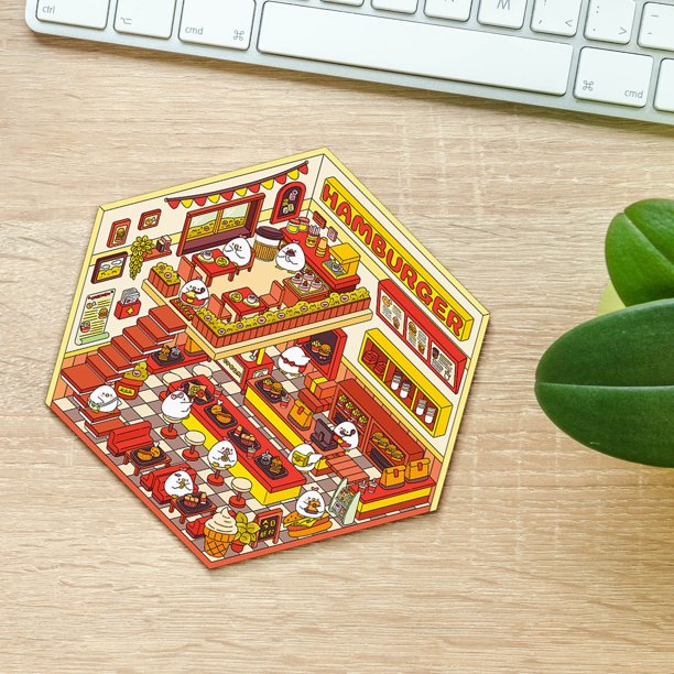 Fiudx Pegatinas Navideñas Diy, Divertidas para Aliviar El Estrés, Escenas Personalizables, Diseños Navideños Autoadhesivos, Opciones de Decoración Versátiles, Ideales para Fiestas, Tamaño 5.9X4.9 Pul