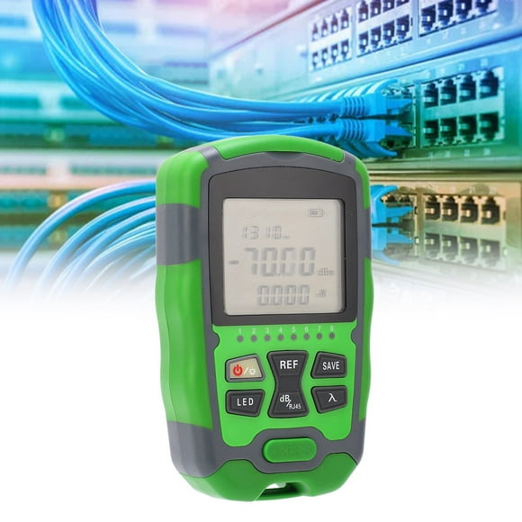 Optic Cable Tester, Long Working Hour Calibration Function Optical Fiber Power Meter for Repair