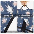 thumbnail image 6 of Ballerina Flower Dark Pattern Toddler Nap Mat with Pillow & Blanket, Soft Sleeping Mat for Preschool Daycare Travel Sleepovers, 6 of 6