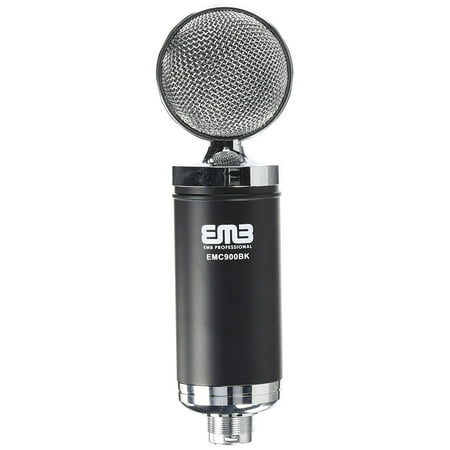 Emb Pocket - EMB EMC900 Professional High-Performance Multi-Pattern Diaphragm Condenser Project Studio Microphone BLACK