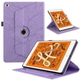 thumbnail image 2 of Case for iPad Mini 5 4 3 2 1 7.9 Inch, Shockproof Cover 360 Rotating Stand, Auto Wake Sleep, Pencil Holder, Purple, 2 of 8