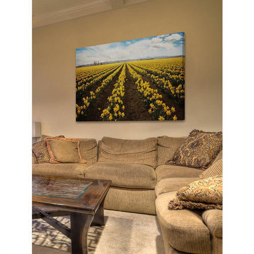 "Daffodils Forever" Painting Print on Wrapped Canvas
