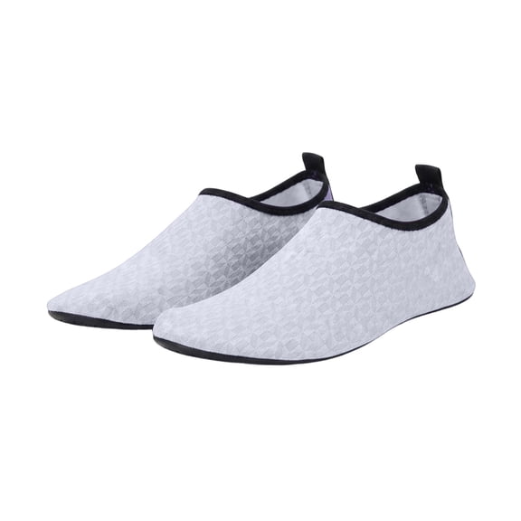 Gpaecead Unisex Quick Dry Barefoot Water Shoes Breathable Lightweight Non Slip Sneakers With Foldable Design For Beach Swim Kayak Gym B-White