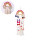 thumbnail image 2 of Pinzas para el cabello almacenamiento niñas DIY lazo para el cabello almacenamiento boho colgante de pared arco iris, decoración del hogar Adepaton LKX-1584, 2 of 8