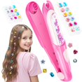 thumbnail image 1 of Kit de estampado Hair Gem Yoloflix con diamantes reutilizables para niñas, 1 of 7