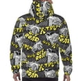 thumbnail image 7 of Goofa White Retro Off-Road Vehicle for Men's Hooded Sweatshirt - Lightweight Pullover Hoodie with Kangaroo Pocket, Perfect for Everyday Wear-Small, 7 of 7
