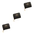 thumbnail image 4 of Qarigey Cartera compacta y elegante con tarjetero para el día a día Cartera Tarjetero Carteras pequeñas Monedero negro Type1 NO1, 4 of 6