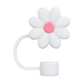 thumbnail image 4 of Easy to Clean Straw Lid 3pcs Straw Cover Flower Shape Silicone Straw Lid Durable Dust-proof Straw End Plug for Indoor Outdoor Use Silicone Straw Cover, 4 of 8