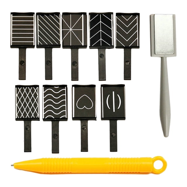 Jumpingount Juego de herramientas magnéticas para pulir ojos de gatos, para bricolaje y salón, decoración artística de uñas, herramientas Juegos de manicura