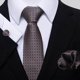 thumbnail image 1 of Conjunto de combinación de corbata y gemelos para hombre, estilo formal, de negocios, de noche, a la moda, 1 of 6