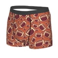 thumbnail image 2 of Wukai American Football1 Print Men’s Underwear Breathable Boxer Briefs,&nbsp;Moisture Wicking & Breathable-Medium, 2 of 7