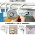 thumbnail image 3 of 4Pcs Bathroom Shower Curtain Sets with Rugs,Brown Abstract Bathroom Sets with Shower Curtain and Rugs and Accessories, 3 of 7