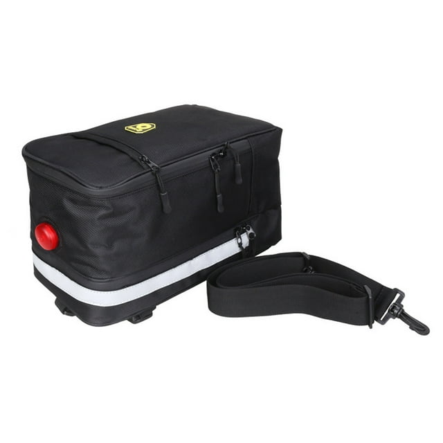 Bangcool Bike Trunk Bag Large Capacity Bicycle Backseat Bag Bike Pannier with Light