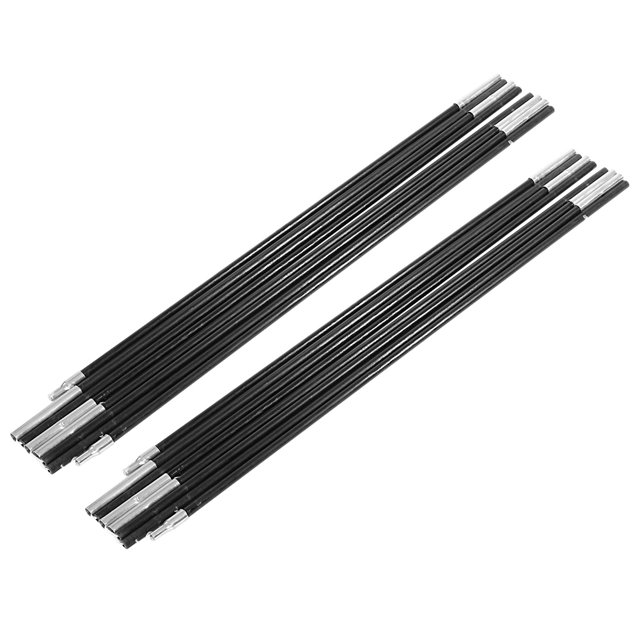 Kit de marcos de toldo para exteriores, barras de poste para tienda de campaña de fibra de vidrio de 4,48 M