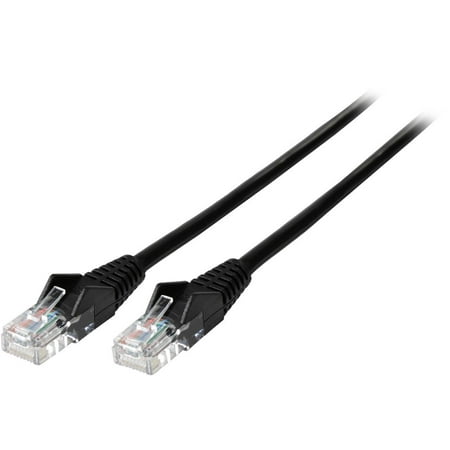 UPC: 0037332155030 | TRIPP LITE N001-006-BK 6 ft. Cat 5/5E Black 350MHz Snagless Molded Patch Cable