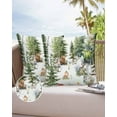 thumbnail image 6 of Pack of 2 Outdoor Pillow Covers, Bear Deer Fox Rabbit Mushroom Tree Watercolor Forest Waterproof Square Throw Pillowcase Cushion Decorative Pillow Covers for Couch Patio Tent, 26x26 in, 6 of 6