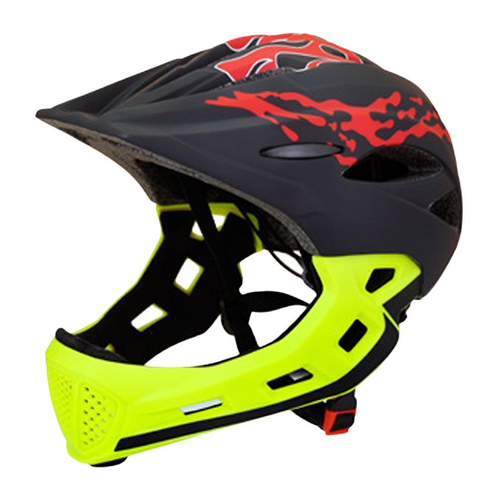 Yeacher Children Bike Helmet Adjustable Detachable Full Face Helmet for Kids Outdoor Balance Car Cycling Skateboard Age 3 12 Year Old Walmart
