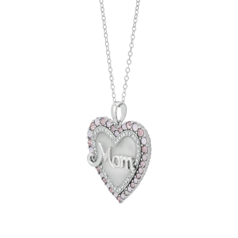Mom heart hotsell necklace walmart