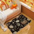thumbnail image 4 of Fasiaou 1 Packs Halloween Decoration Pumpkin Floor Mats Entrance Mats Door-proof Rug Bathroom Anti Slide Mats Farmhouse Home Kitchen Decoration Floor Front Door Mats 15.3x23.6 Inches, 4 of 6