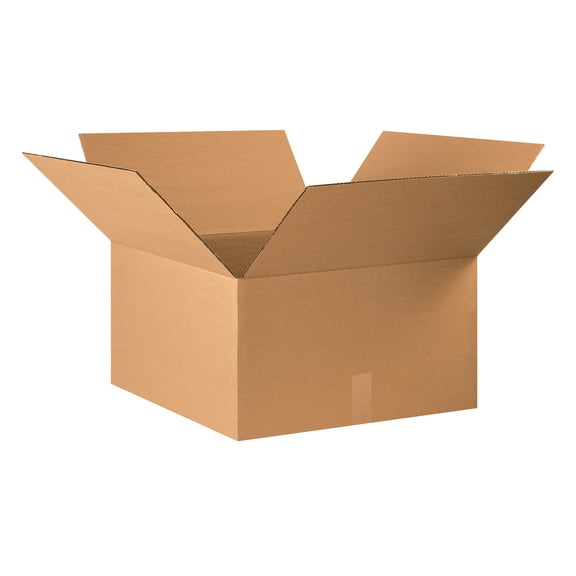Box Partners Corrugated Boxes 22" x 22" x 12" Kraft 10/Bundle 222212