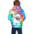 thumbnail image 6 of Cute Stay Puft Ghostbusters Youth Hoodie Long Sleeve Pullover Casual Sweatshirt Hooded Boys Girls, 6 of 9