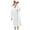 White, variant on WOLLED 6-12Y Kids Boys Girls Flannel Robe Toddler Hooded Sleepwear Teen Rabbit Cape Bath Towel Bathrobe Thickened Soft Cute Coral Velvet Bath Towel