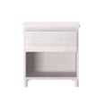 thumbnail image 5 of Max & Lily Solid Wood Farmhouse 1 Drawer Nightstand, Whitewash, 5 of 11