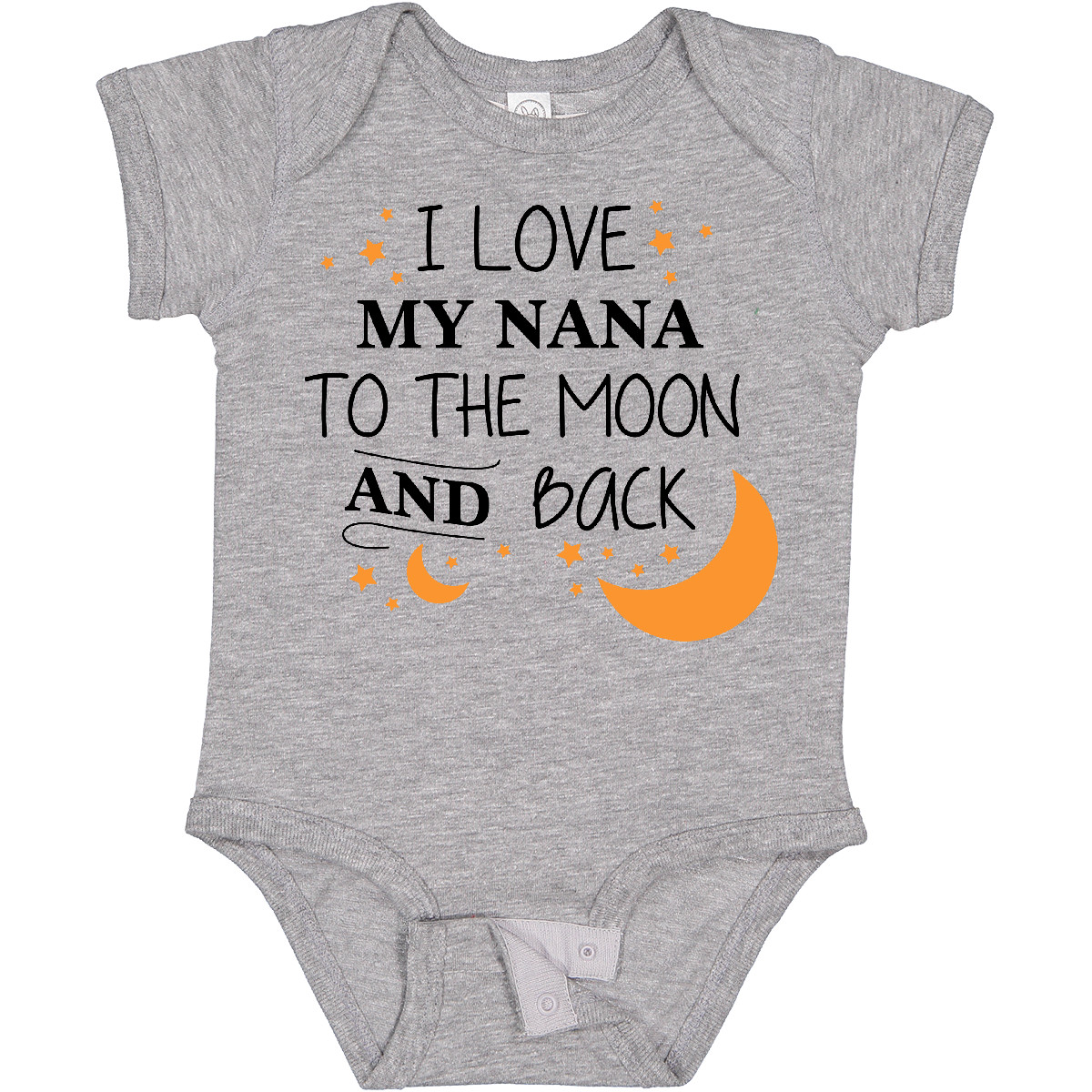 Inktastic I Love My Nana to the Moon and Back Boys or Girls Baby Bodysuit